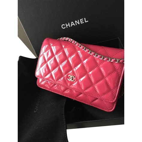 pochette chanel rose|Chanel small pouch.